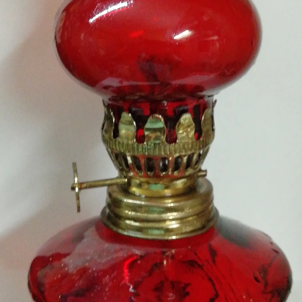 Glass oil chimney old vintage styel - Picture 3 of 4